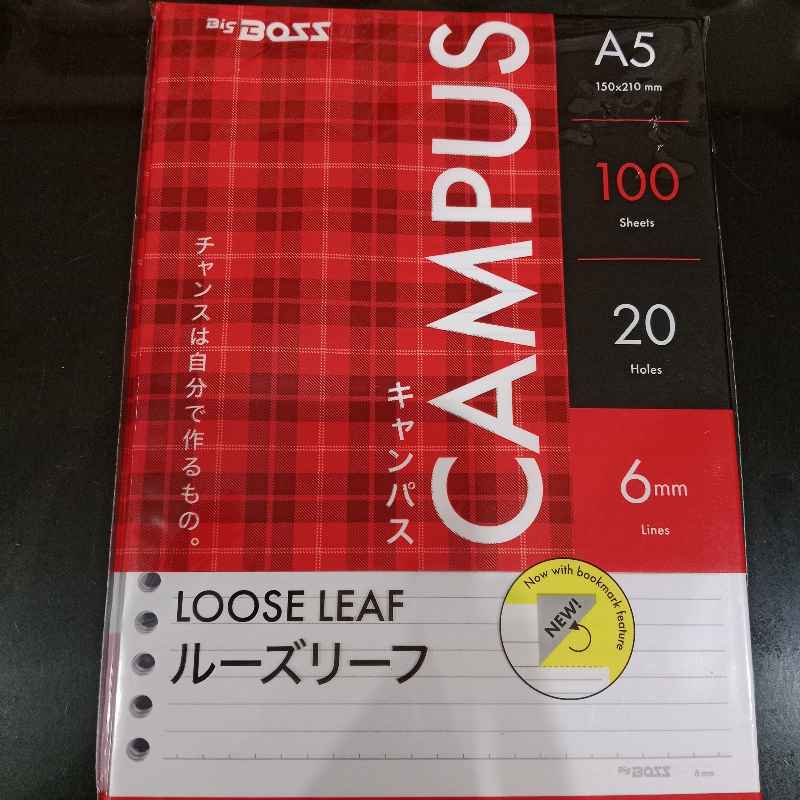 Loose Leaf BIG Bergaris B5