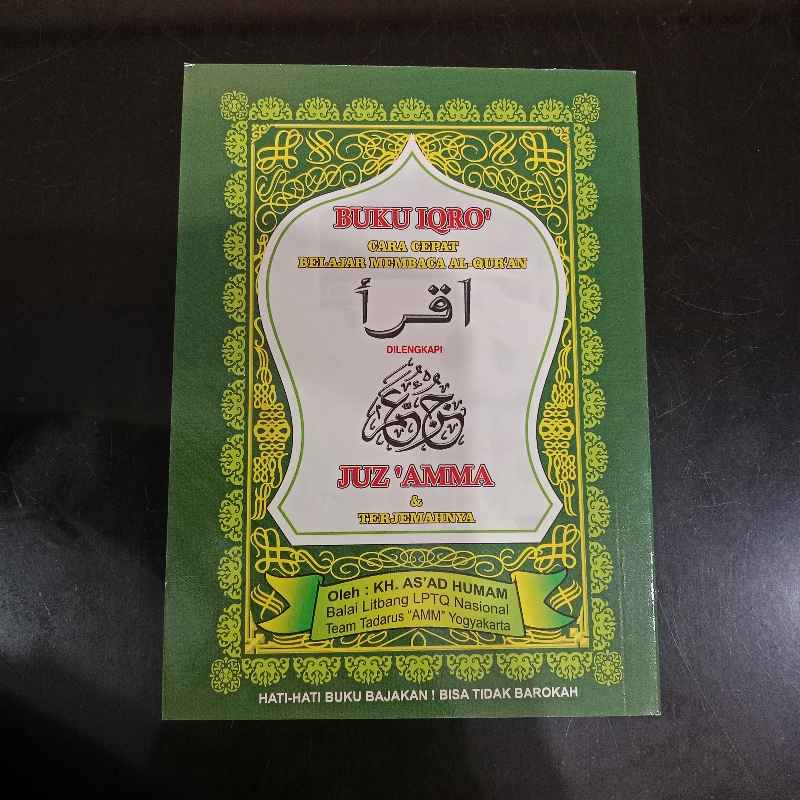 Buku Iqro' + Juz Amma & Terjemahnya Kecil