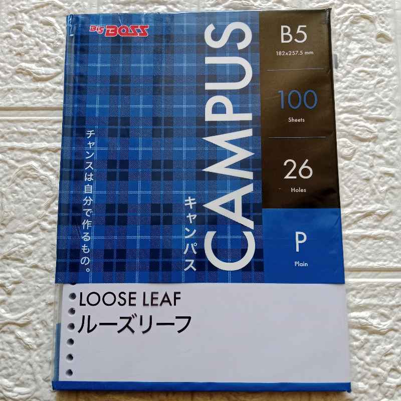 Loose Leaf B5 Big Boss 182×257.5mm 50 Lembar